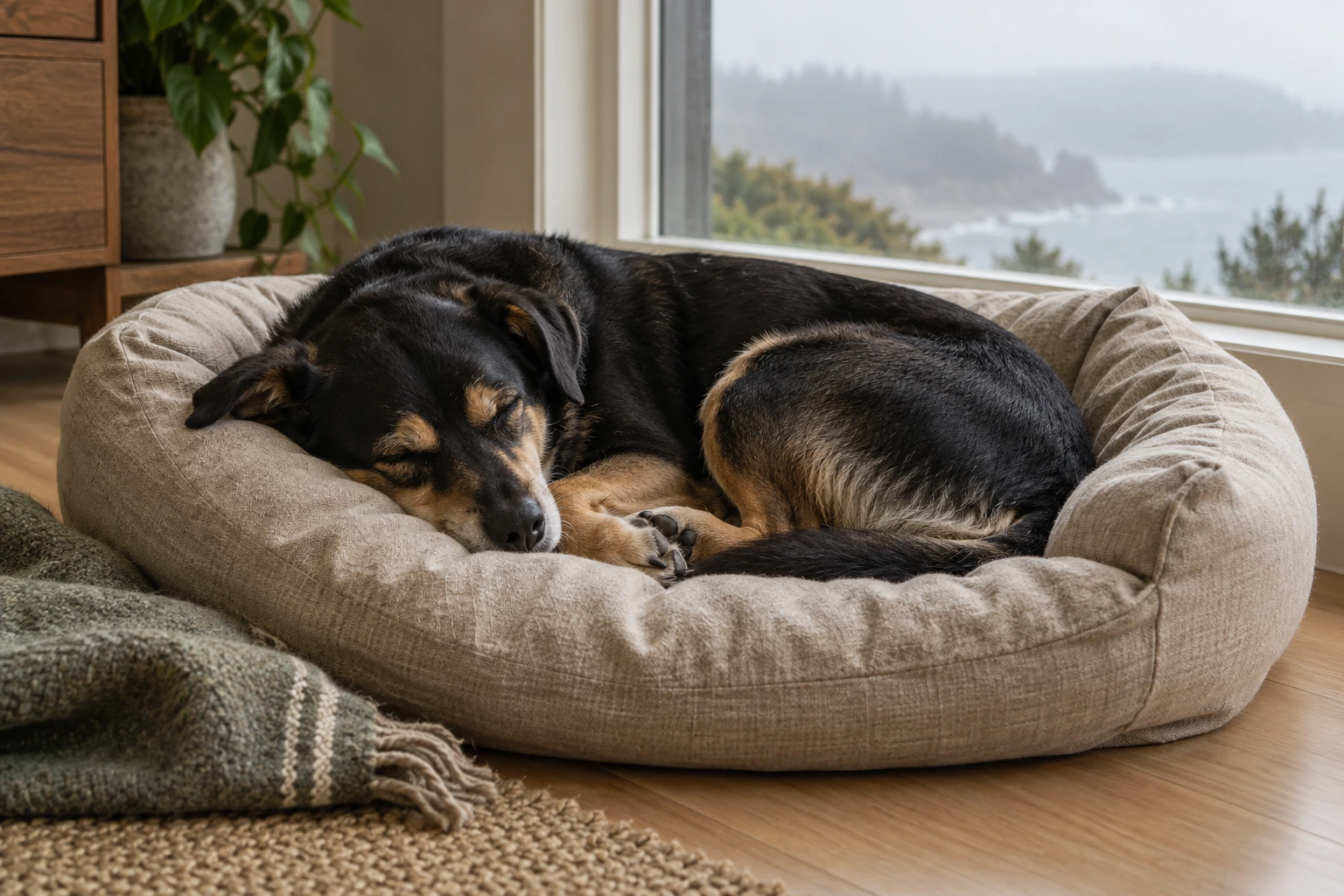 A resting dog — illustrative image